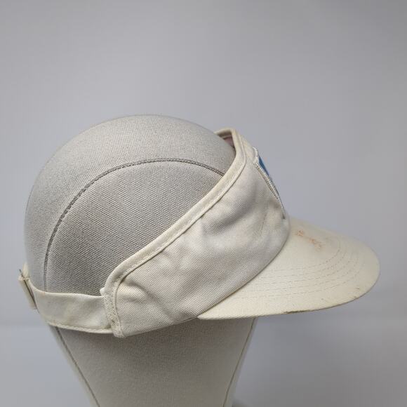 Farmland Sun Visor Cap Beige One Size Adjustable Embroidered K-Brand - Picture 5 of 9